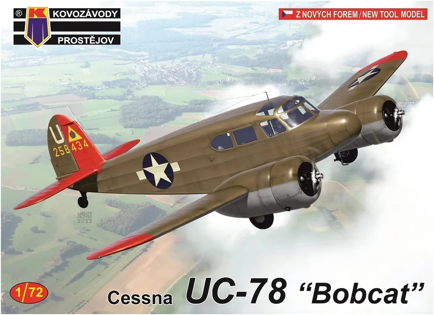Amazon | KPモデル 1/72 アメリカ陸軍航空軍 セスナ UC-78 ボブ